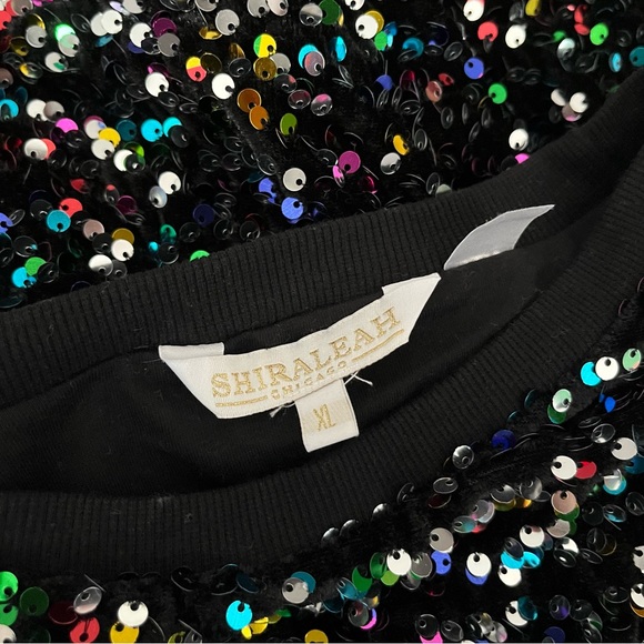 NWOT shirleah sequin sweatshirt - Picture 3 of 4
